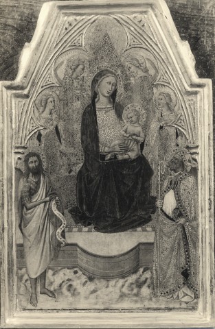 Museum of Fine Arts, Boston — Nicolò di Buonaccorso - sec. XIV - Madonna con Bambino in trono, angeli e santi — insieme